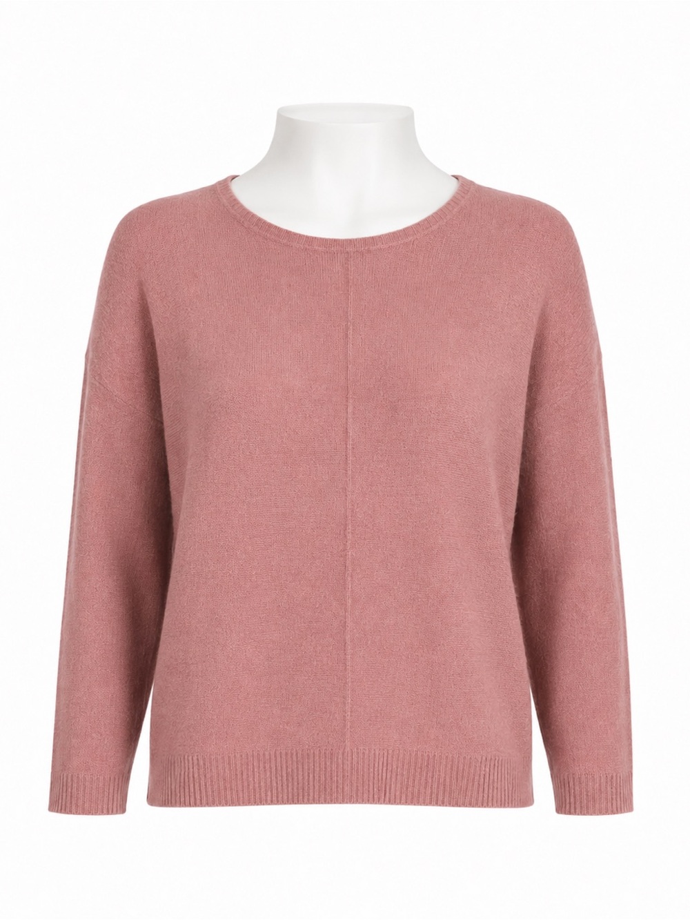 Size S Bianco & Blu Women’s Cashmere Wool Silk Blend Pink Knit Sweater Italy